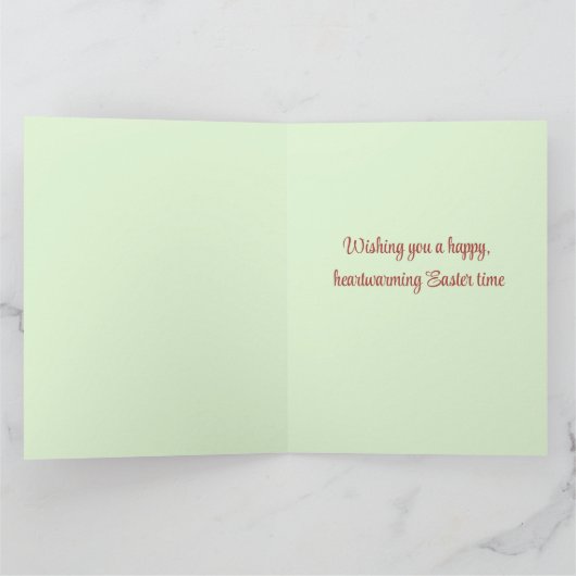 かわいい笑顔の犬 カード (内部)