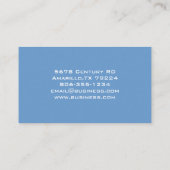 かわいい笑顔の花 名刺 (裏面)