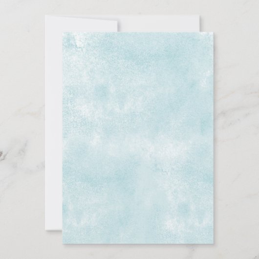 かわいい笑顔の金ゴールドがキラキラ輝く小さな星の赤ちゃんシャワー 招待状 (裏面)