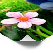 かわいい笑顔の青い子猫556655 ポスター (コーナー)