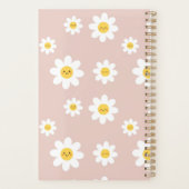 かわいい笑顔デイジー花柄サマー プランナー手帳 (裏面)