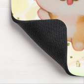 かわいい笑顔マンガ – スタイル柴犬 マウスパッド (コーナー)