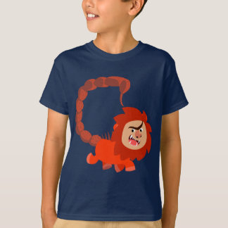 かわいい笑顔マンティコアの子どもTシャツ Tシャツ