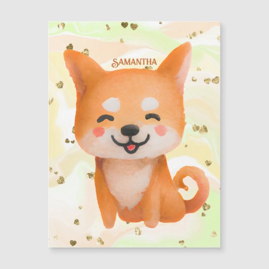 かわいい笑顔柴犬 (正面)