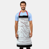 かわいい笑顔 エプロン (着用した状態)