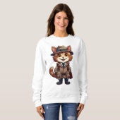 かわいい笑顔 スウェットシャツ (正面フル)