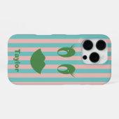 かわいい笑顔 iPhoneケース (裏面横)