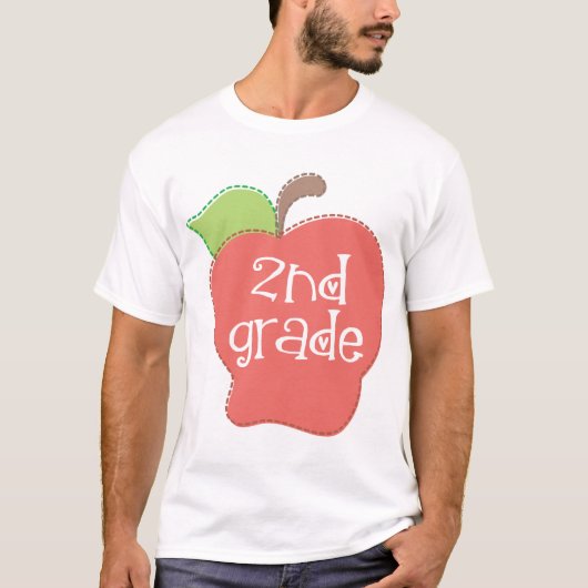 かわいい第2等級Apple Tシャツ (正面)
