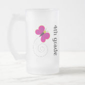 かわいい第4等級によって曇らされるマグ フロストグラスビールジョッキ (左)