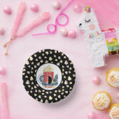 かわいい第5誕生日映画館パーティー紙ボウル ペーパーボウル (パーティー)