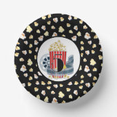 かわいい第5誕生日映画館パーティー紙ボウル ペーパーボウル (正面)