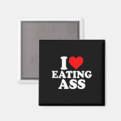 かわいい簡単なハートが大好き マグネット (正面/裏面)