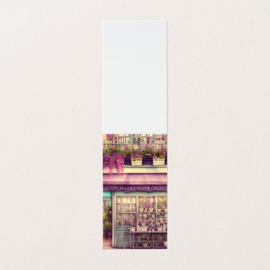 かわいい粗末なシックなコーヒーショップグラフィック 名刺 (外部フラット)