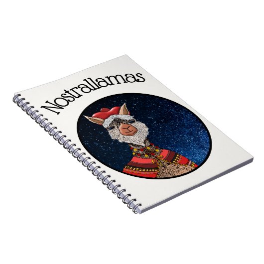 かわいい精神的かわいいノストラダムスラマパンプン漫画 ノートブック (右側)