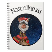 かわいい精神的かわいいノストラダムスラマパンプン漫画 ノートブック (正面)