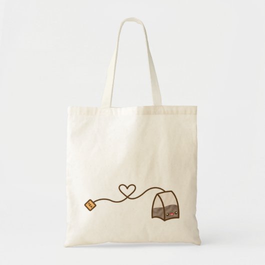 かわいい紅茶パッケージキャラクター トートバッグ (正面)