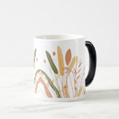 かわいい紅葉パターン モーフィングマグカップ (正面右)