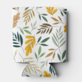 かわいい紅葉パターン 缶クーラー (裏面)