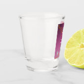 かわいい紅葉冬犬ウォーク ショットグラス (左)