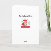 かわいい紅葉秋サンタカード シーズンカード (裏面)