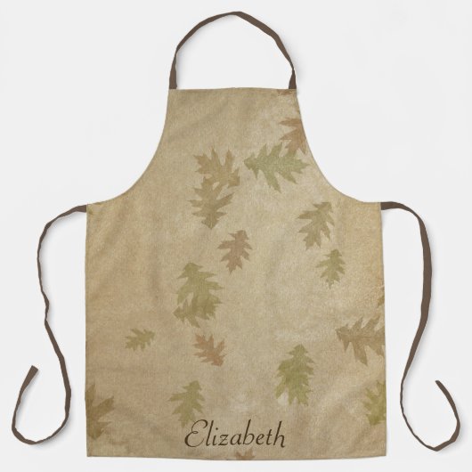 かわいい紅葉 エプロン (正面)