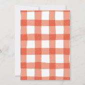 かわいい納屋周囲の庭アニマル2nd誕生日招待状 招待状 (裏面)