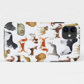かわいい純種の飼い犬の壁紙のデザイン Case-Mate iPhoneケース (裏面(横))