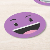 かわいい紙コースター8/9 ラウンドペーパーコースター (アングル)