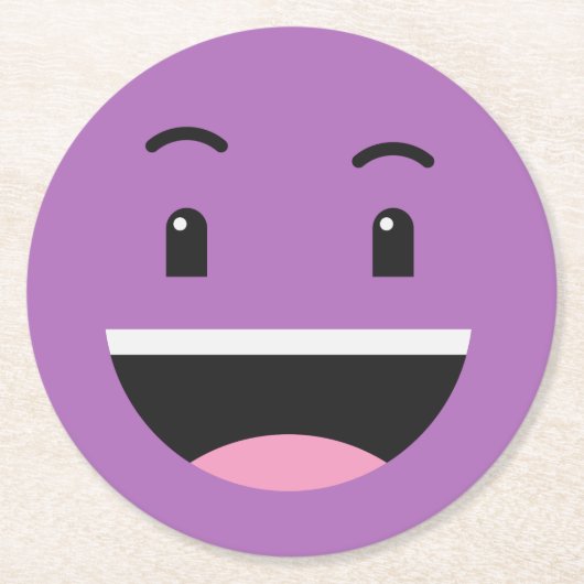 かわいい紙コースター8/9 ラウンドペーパーコースター (正面)