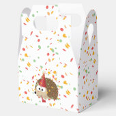 かわいい紙吹雪パーティーハリネズミ フェイバーボックス (オープン)