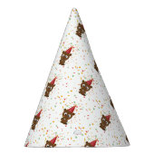 かわいい紙吹雪パーティービーバー パーティーハット (右)