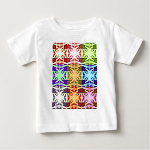 かわいい素敵で素敵なアフリカポップ・アートのアートデザインパイント ベビーTシャツ