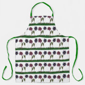 かわいい素敵で素敵なフローラデザイン エプロン (正面)