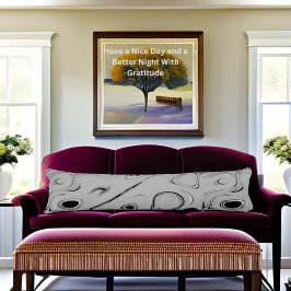 かわいい素敵なアッシュグレーパターンアートデザイン ボディピロー