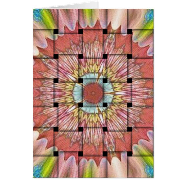 かわいい素敵なアフリカの織カラフルデザイン (正面)