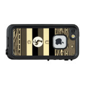 かわいい素敵なUGラブモノグラムのルデザイン LifeProof iPhoneケース (裏面横)