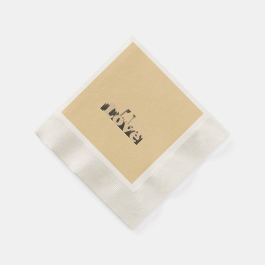 かわいい素敵&素敵な特別なハート情熱 縁ありカクテルナプキン (角)