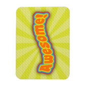 かわいい素晴らしおもしろいのスローガン マグネット (縦)