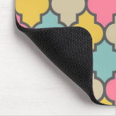 かわいい素晴らしトレンディークローバーカラフル型 マウスパッド (コーナー)