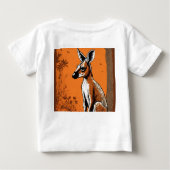 かわいい素晴らしベビージャージーTシャツ ベビーTシャツ (裏面)