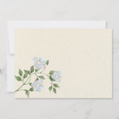 かわいい素朴なヴィンテージファームのフローラ赤ちゃんシャワー 招待状 (裏面)