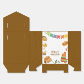 かわいい素朴フィエスタタコベイビーシャワー フェイバーボックス (見開き)