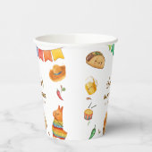 かわいい素朴フィエスタタコベイビーシャワー 紙コップ (左)