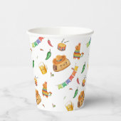 かわいい素朴フィエスタタコ赤ちゃんシャワー 紙コップ (左)