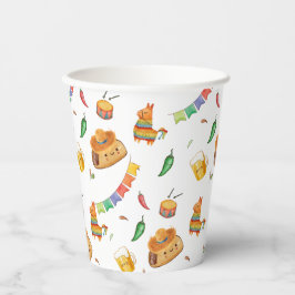 かわいい素朴フィエスタタコ赤ちゃんシャワー 紙コップ