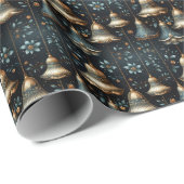 かわいい素朴フェスティバルクリスマスベル ラッピングペーパー (ロールコーナー)