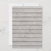 かわいい素朴ベビーシャワーSIPおむつ拭き青 招待状 (裏面)