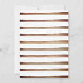 かわいい素朴小さな漁師の赤ちゃんシャワー 招待状 (裏面)