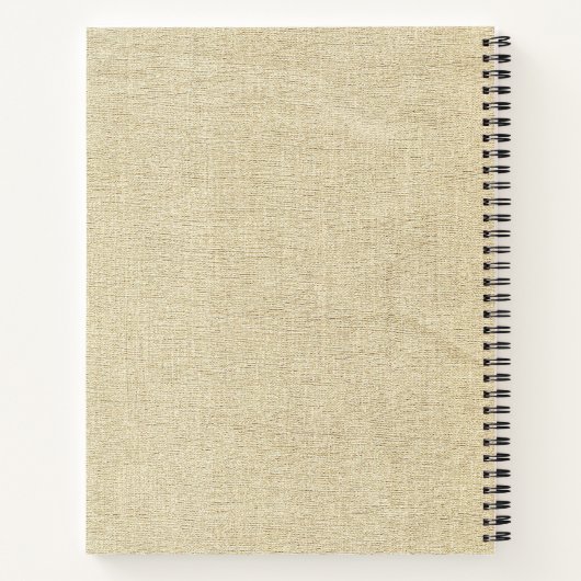 かわいい素朴犬の子犬の写真（名前つき） ノートブック (裏面)