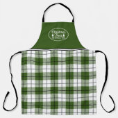 かわいい素朴農園の新鮮なクリスマスツリー エプロン (正面)